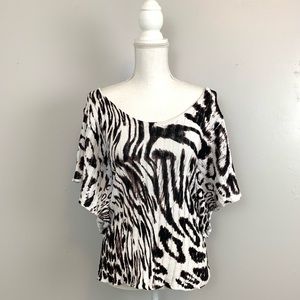 Alberto Makali Leopard Print Top